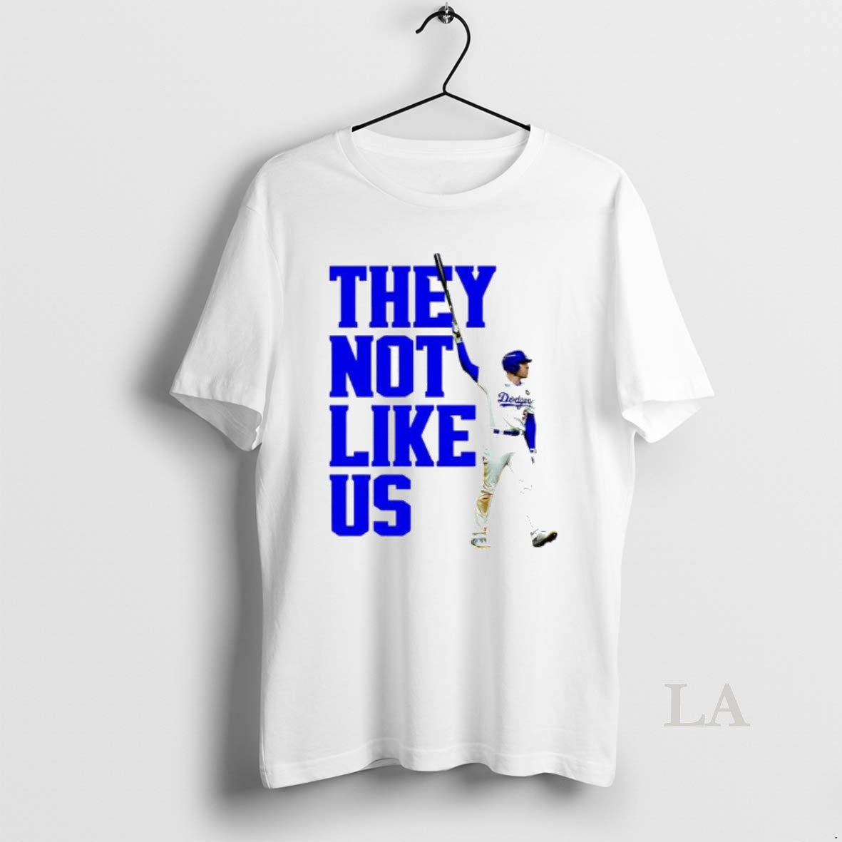 Original They Not Like Us Freedie Freeman La Dodger Shirt Hoodie Sweatshirt | PurePodTees.com
