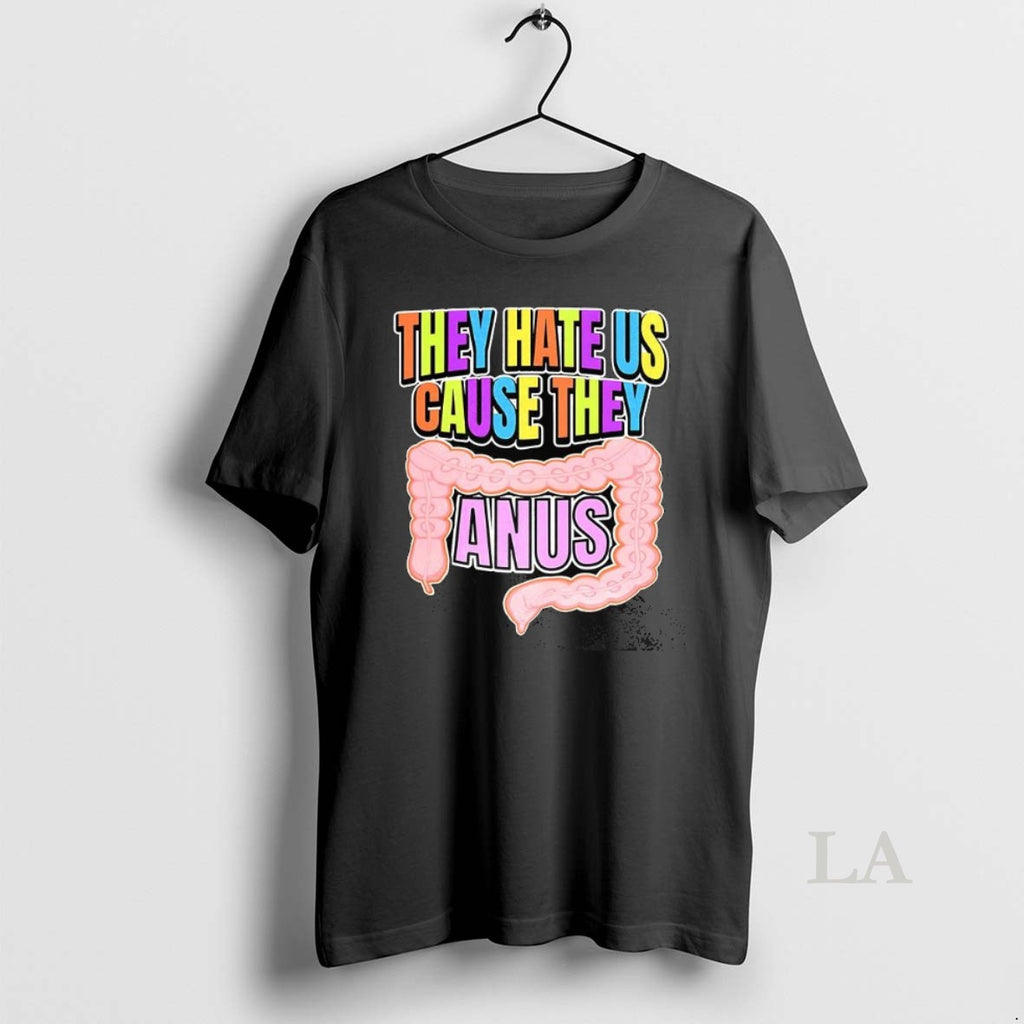 Original They Hate Us Cause They Anus Large Intestine Funny Shirt Hoodie Sweatshirt | PurePodTees.com