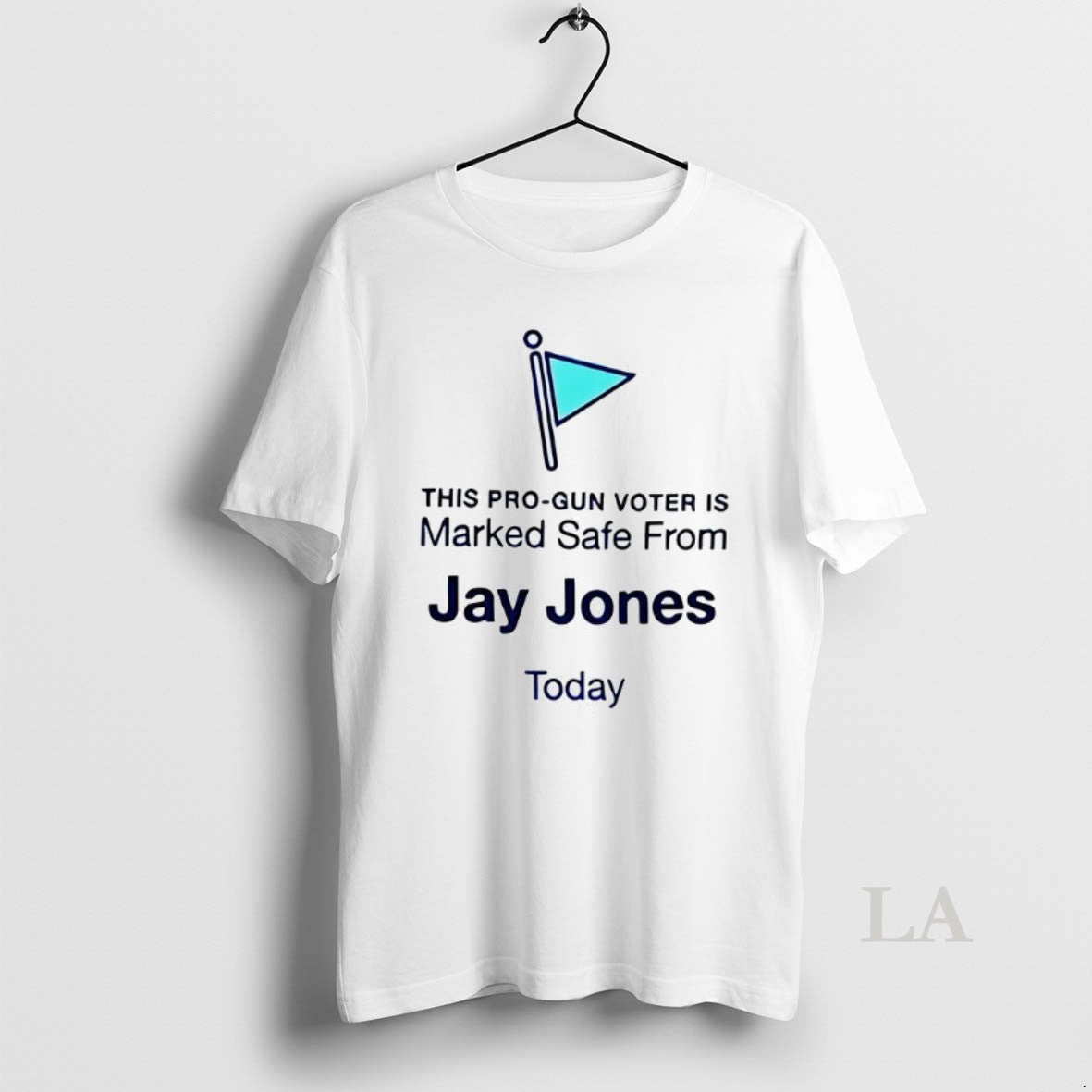 Original This Pro Gun Voter Is Marked Safe From Jay Jones Today Shirt Hoodie Sweatshirt | PurePodTees.com