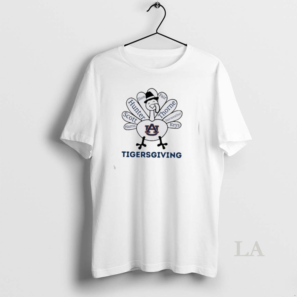 Original Tigersgiving Auburn Tigers X Thanksgiving Shirt Hoodie Sweatshirt | PurePodTees.com