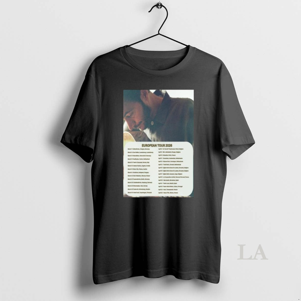 Original Tom Smith European Tour 2026 Long Sleve Shirt Hoodie Sweatshirt | PurePodTees.com