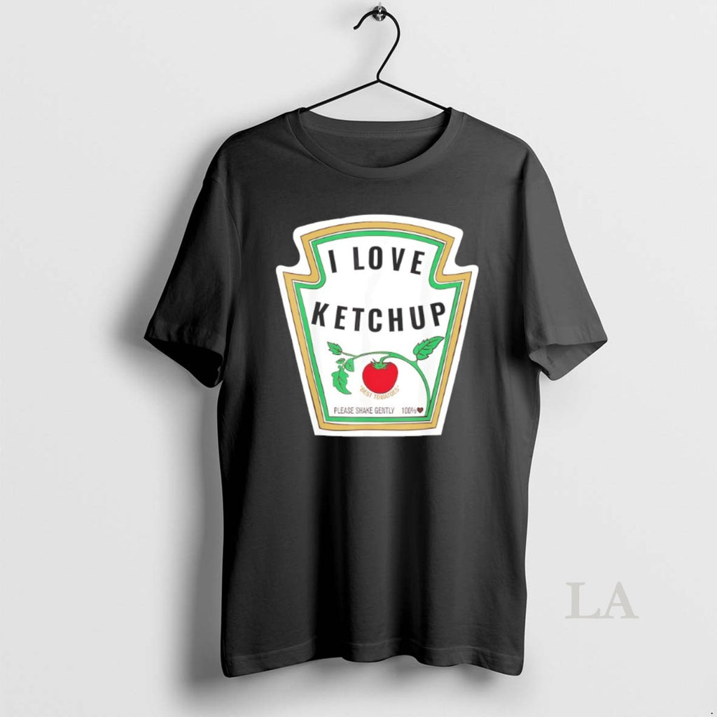 Original Tomato I Love Ketchup Please Shake Gently Shirt Hoodie Sweatshirt | PurePodTees.com