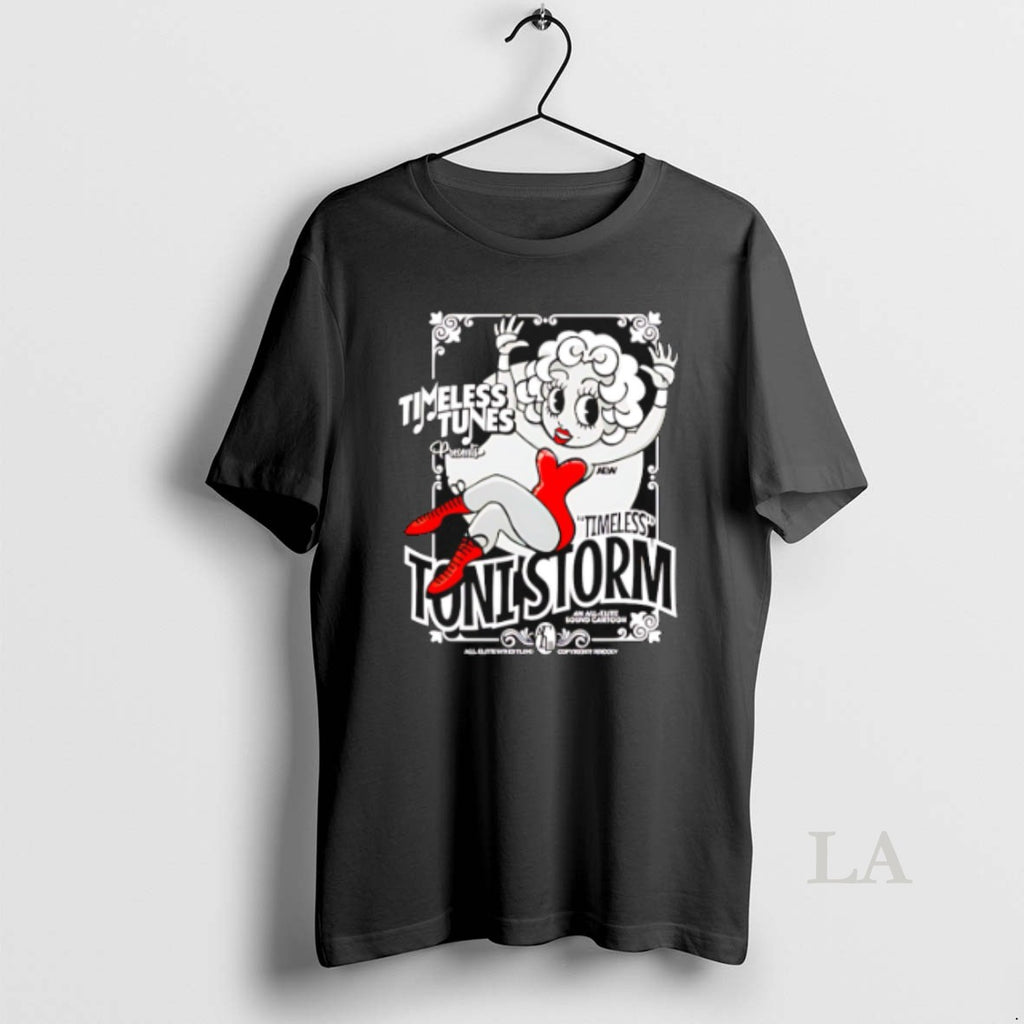 Original Toni Storm Timeless Tunes Aew Cartoon
