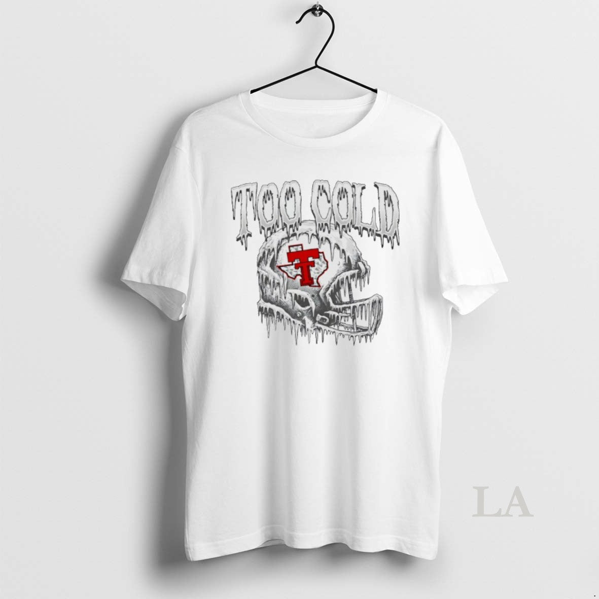 Original Too Cold Texas Tech Football Helmet Shirt Hoodie Sweatshirt | PurePodTees.com