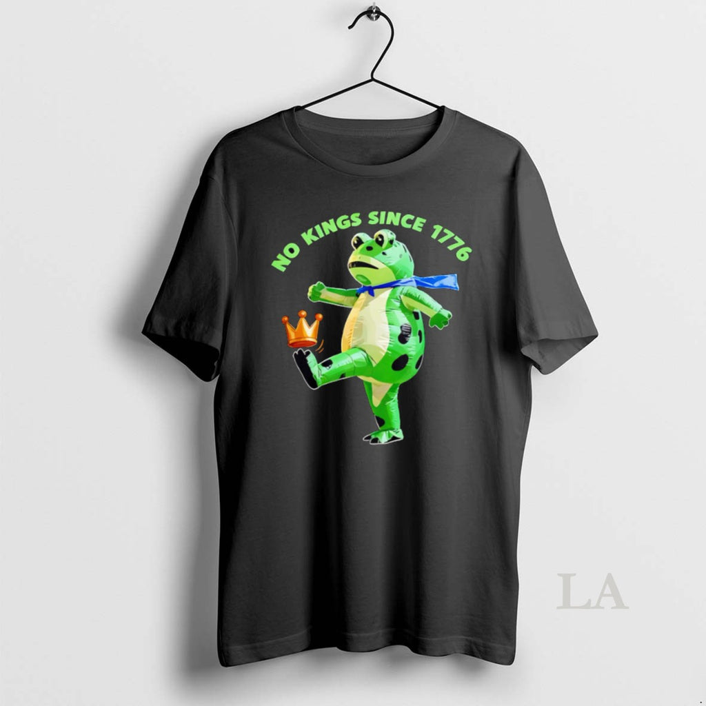Original Top No Kings Since 1776 Portland Frog Protest Resist