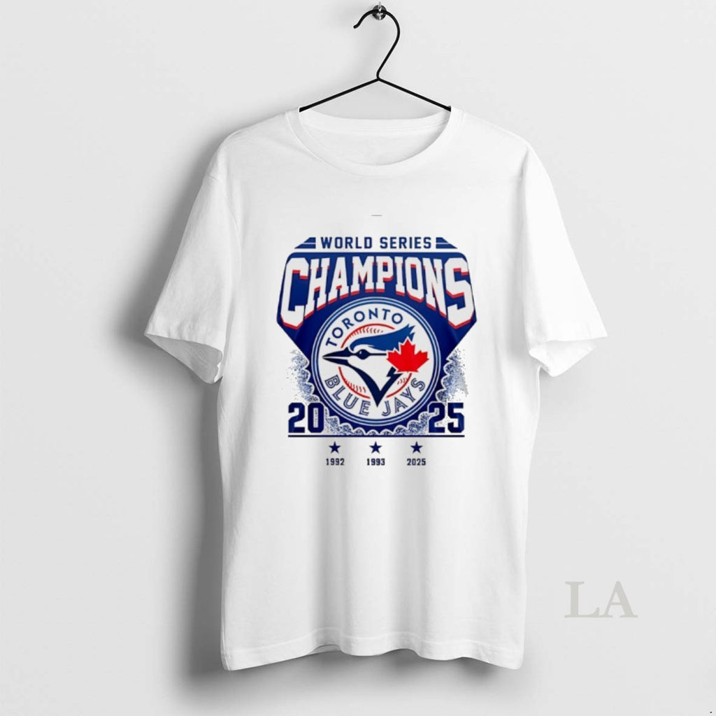 Original Toronto Blue Jays 2025 World Series Champions 3 Time 92 93 25 Shirt Hoodie Sweatshirt | PurePodTees.com