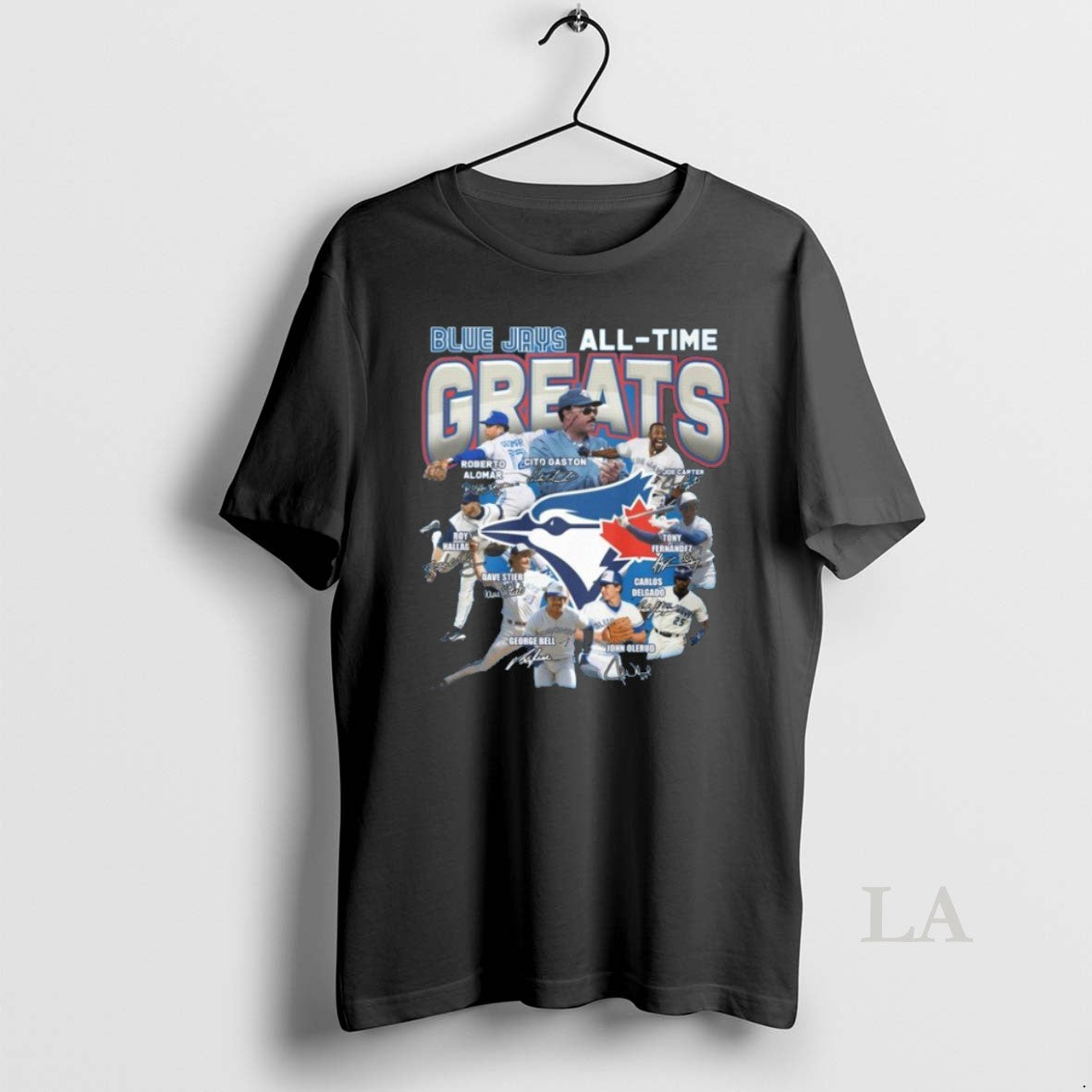 Original Toronto Blue Jays All Time Greats Carter Delgado Bell Alomar Gaston Signatures Shirt Hoodie Sweatshirt