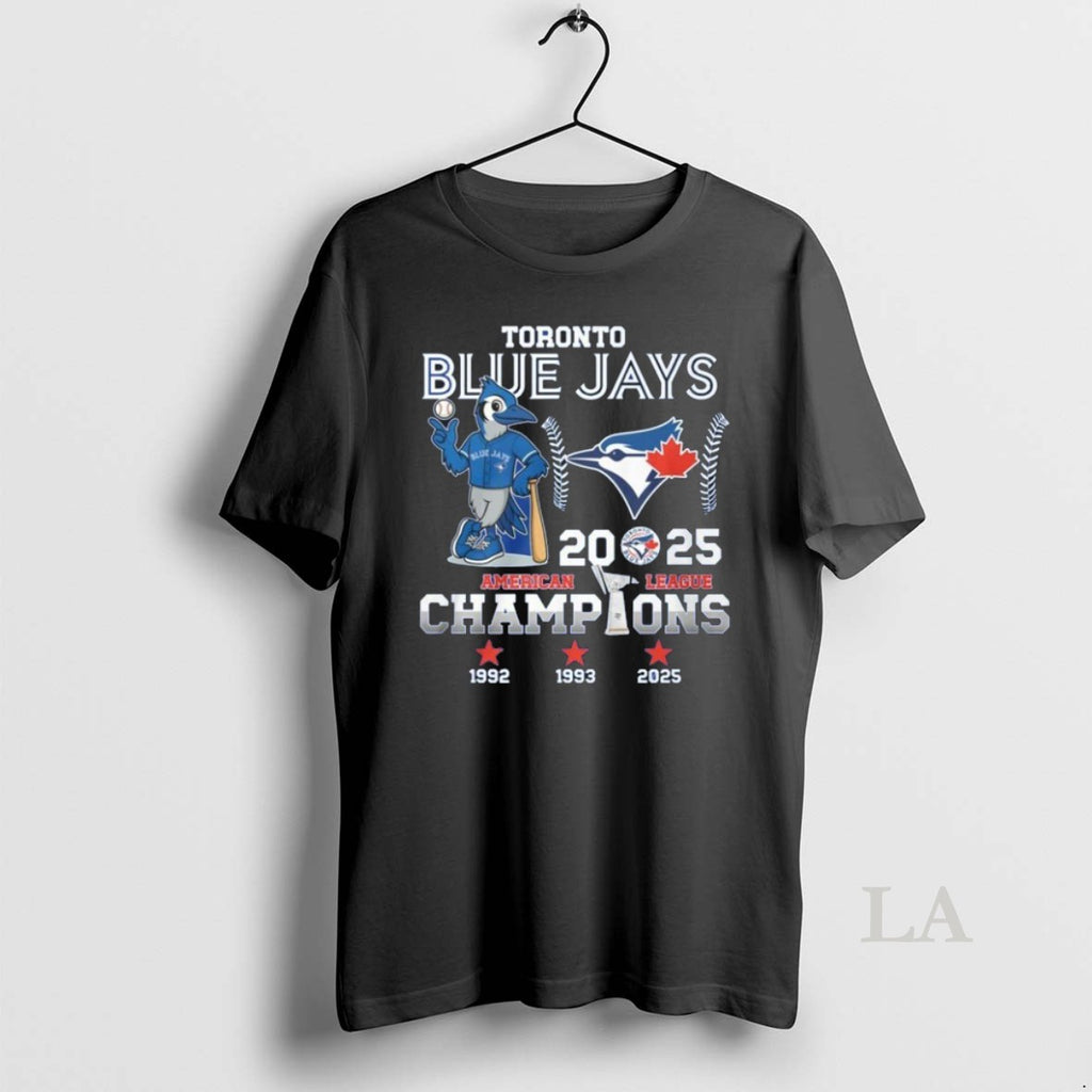 Original Toronto Blue Jays Mascot 2025 American League To World Series Champions Shirt Hoodie Sweatshirt | PurePodTees.com