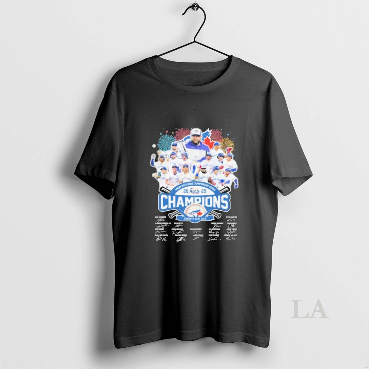 Original Toronto Blue Jays Team Players American League Champions 2025 Signatures Shirt Hoodie Sweatshirt | PurePodTees.com
