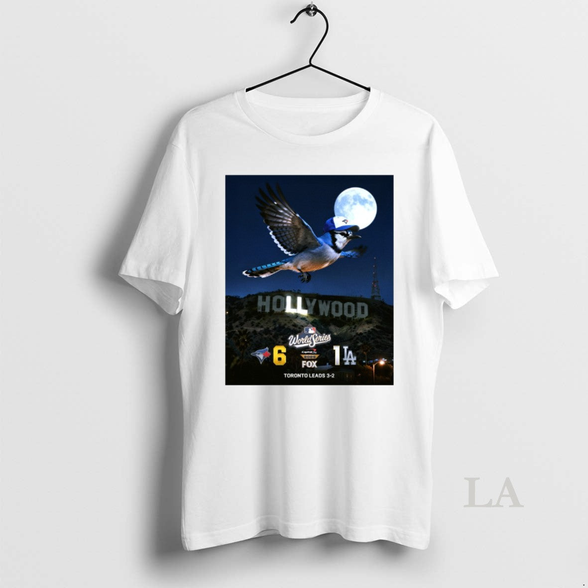 Original Toronto Blue Jays Vs Los Angeles Dodgers Mlb World Series Final Score 6 Shirt Hoodie Sweatshirt | PurePodTees.com