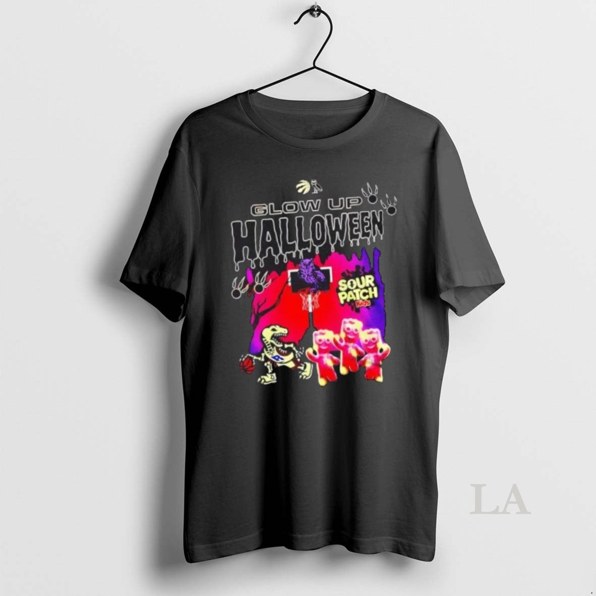 Original Toronto Raptors Glow Up Halloween Sour Patch Kids 2 Sided Shirt Hoodie Sweatshirt | PurePodTees.com