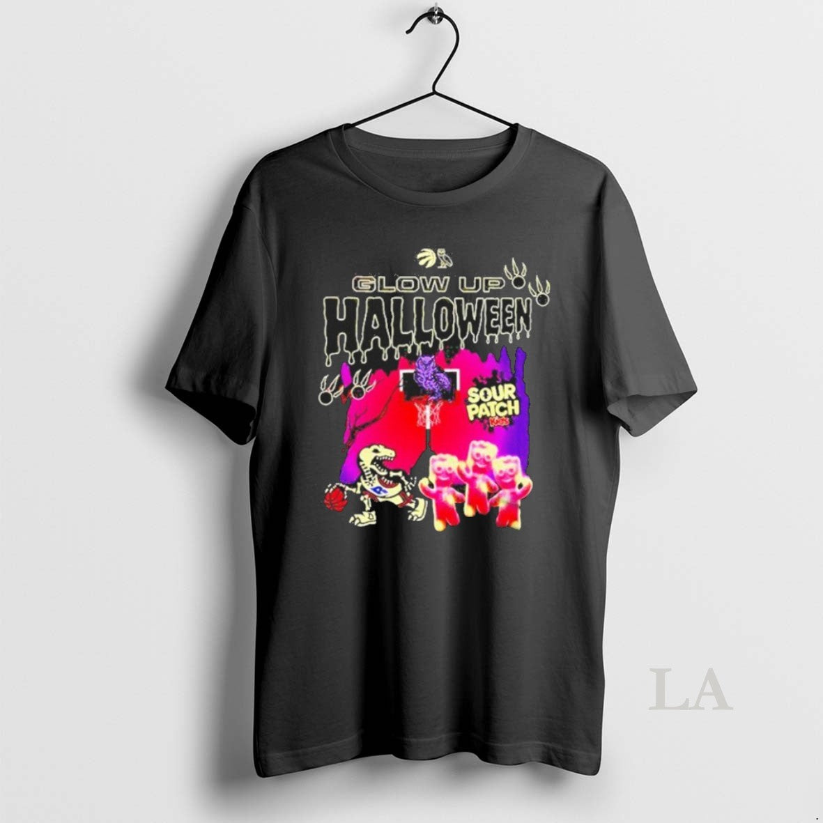 Original Toronto Raptors X Sour Patch Halloween Glow Up For Spooky Season Shirt Hoodie Sweatshirt | PurePodTees.com