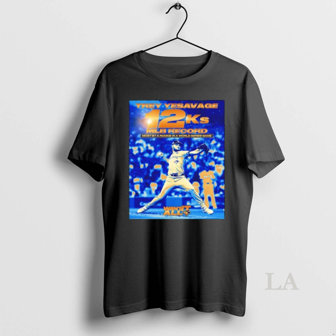 Original Trey Yesavage 12ks Mlb Record Most By A Rookie In A World Series Game Shirt Hoodie Sweatshirt | PurePodTees.com