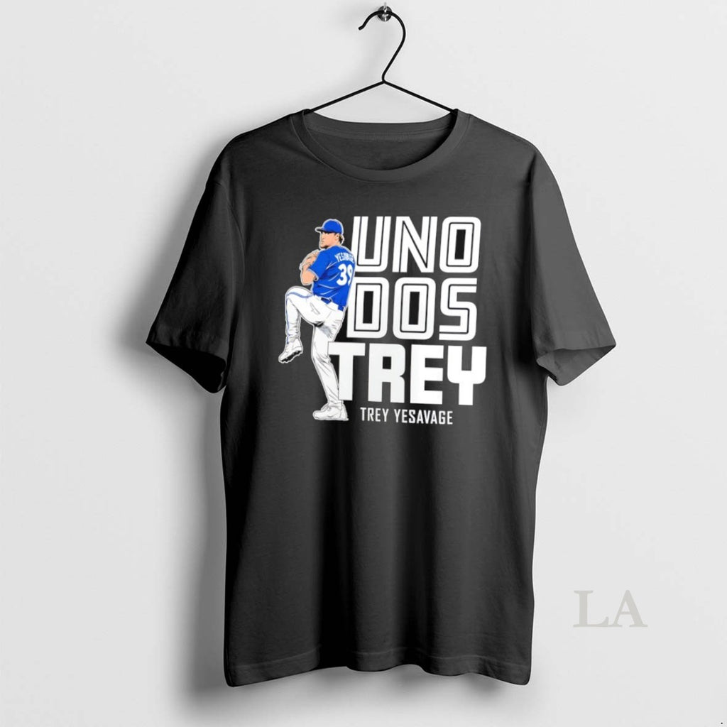 Original Trey Yesavage Toronto Blue Jays Uno Dos Trey Shirt Hoodie Sweatshirt | PurePodTees.com