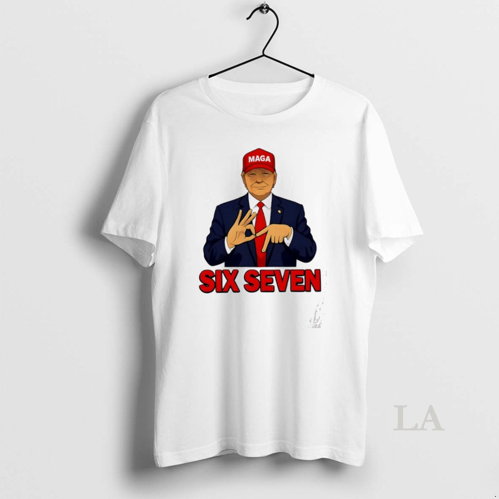 Original Trump Hat Maga Six Seven Meme Shirt Hoodie Sweatshirt | PurePodTees.com