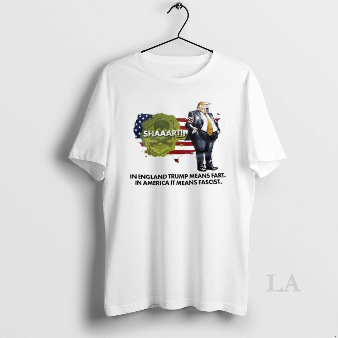 Original Trump In England Trump Means Fart In American It Means Fascist Shirt Hoodie Sweatshirt | PurePodTees.com