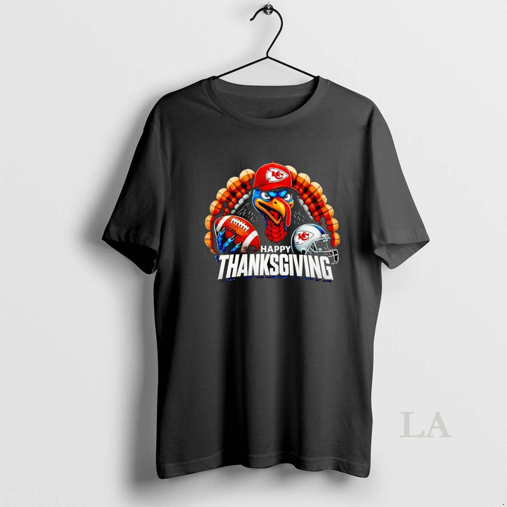 Original Turkey Kansas City Chiefs Happy Thanksgiving Shirt Hoodie Sweatshirt | PurePodTees.com