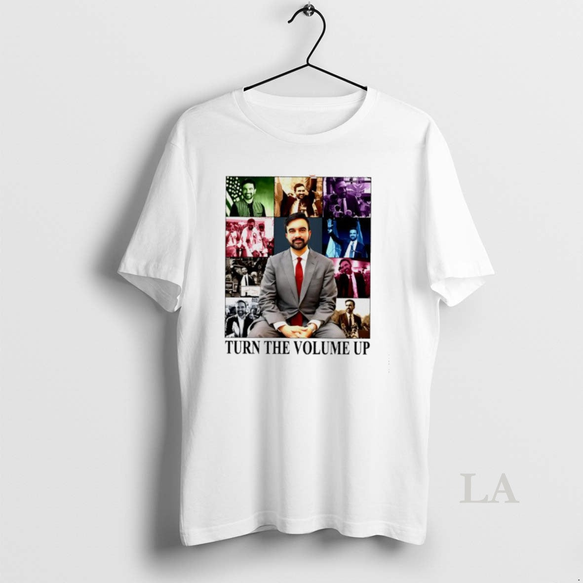 Original Turn The Volume Up Zohran For New York City Mayor The Era Tour Shirt Hoodie Sweatshirt | PurePodTees.com