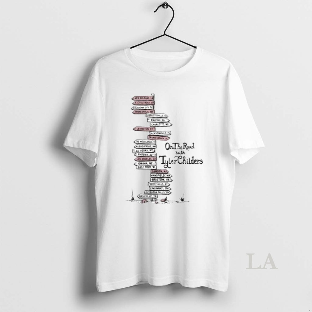 Original Tyler Childers On The Road Tour 2025 Shirt Hoodie Sweatshirt | PurePodTees.com