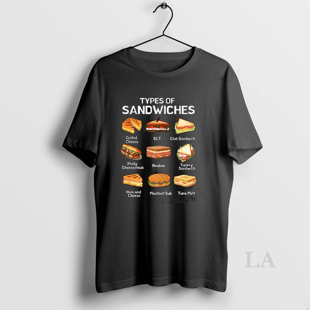 Original Types Of Sandwich Shirt Hoodie Sweatshirt | PurePodTees.com