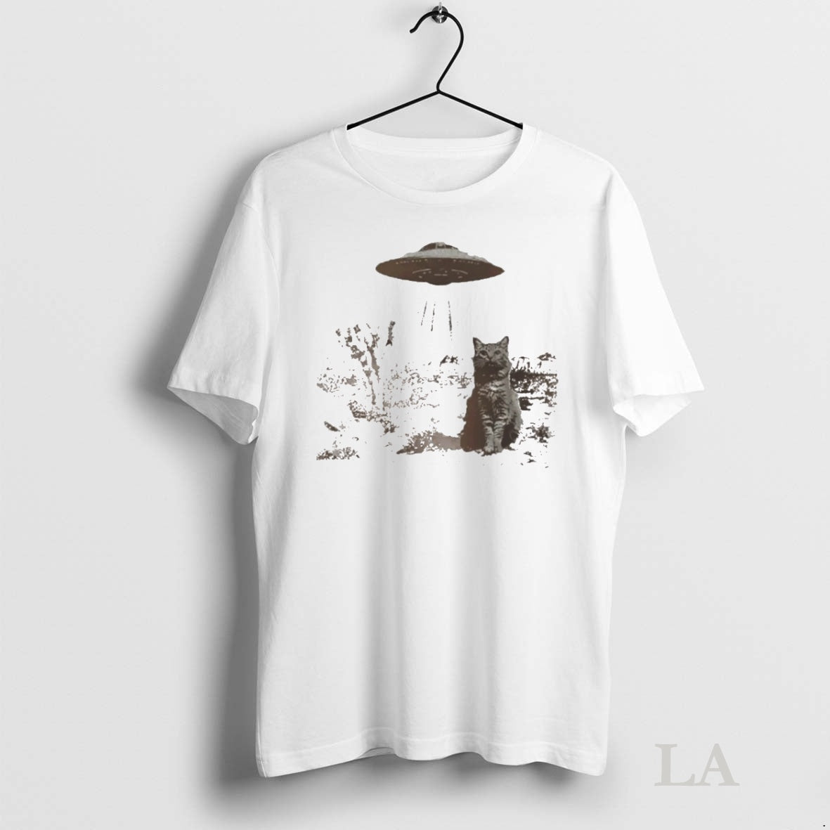 Original Ufo Cowboy Cat Shirt Hoodie Sweatshirt | PurePodTees.com
