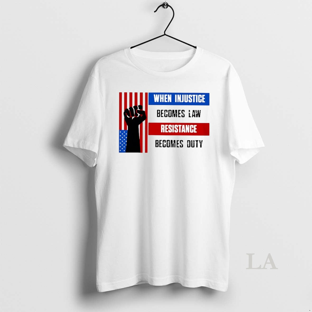 Original Us Resist When Injustice Becomes Law Resistance Becomes Duty Shirt Hoodie Sweatshirt | PurePodTees.com