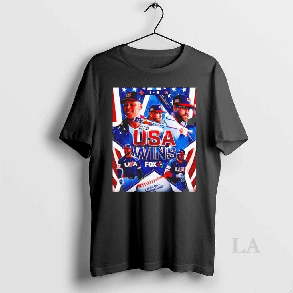 Original Usa Wins Fox World Baseball Classic Usa Baseball Graphic