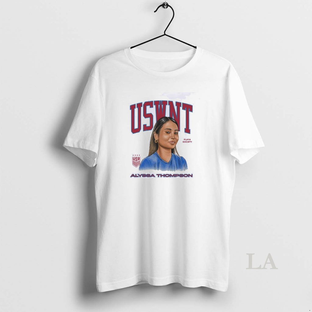 Original Uswnt Alyssa Thompson Player Shirt Hoodie Sweatshirt | PurePodTees.com