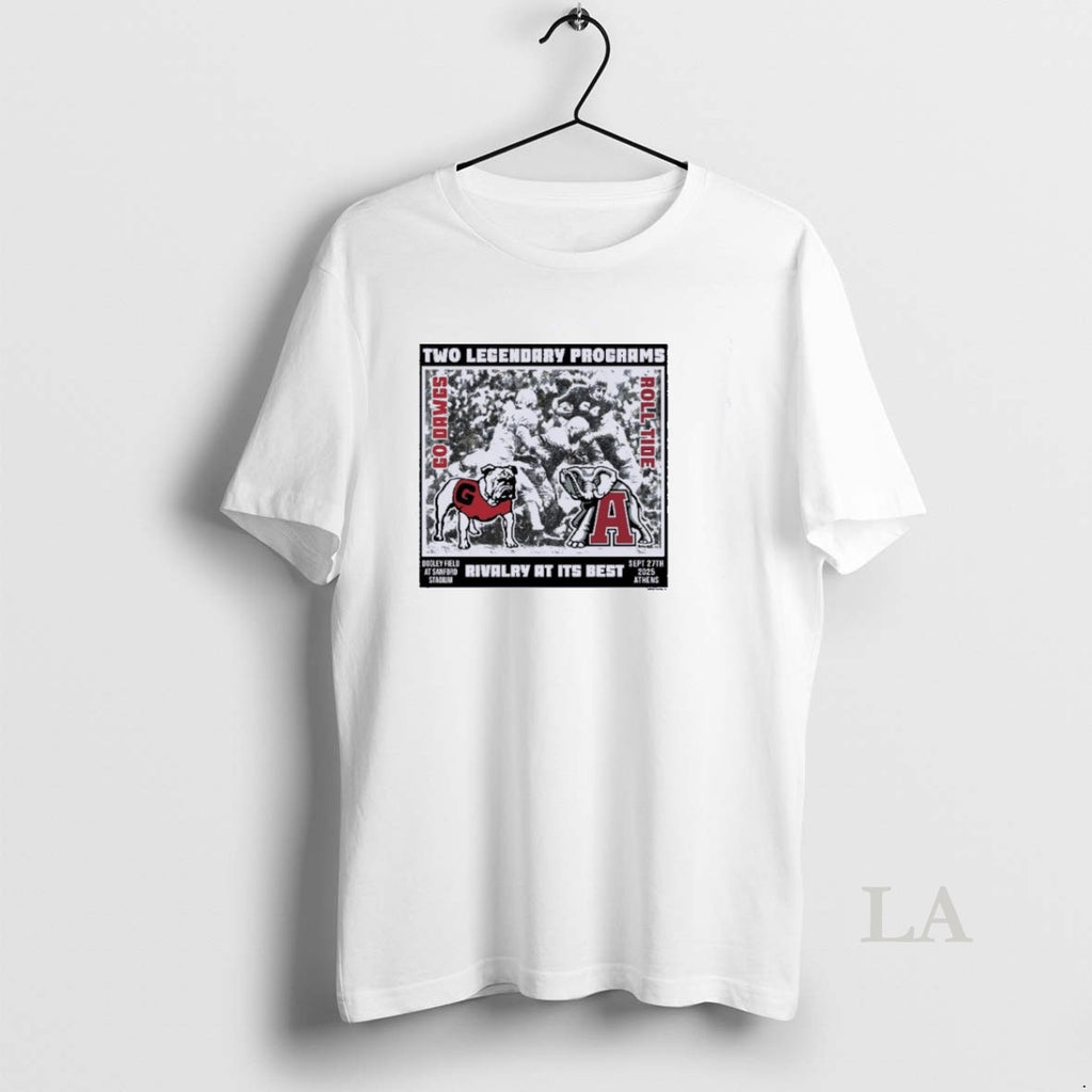 Original University Of Georgia Football Vs Alabama Gameday Rivalry At Its Best Shirt Hoodie Sweatshirt | PurePodTees.com