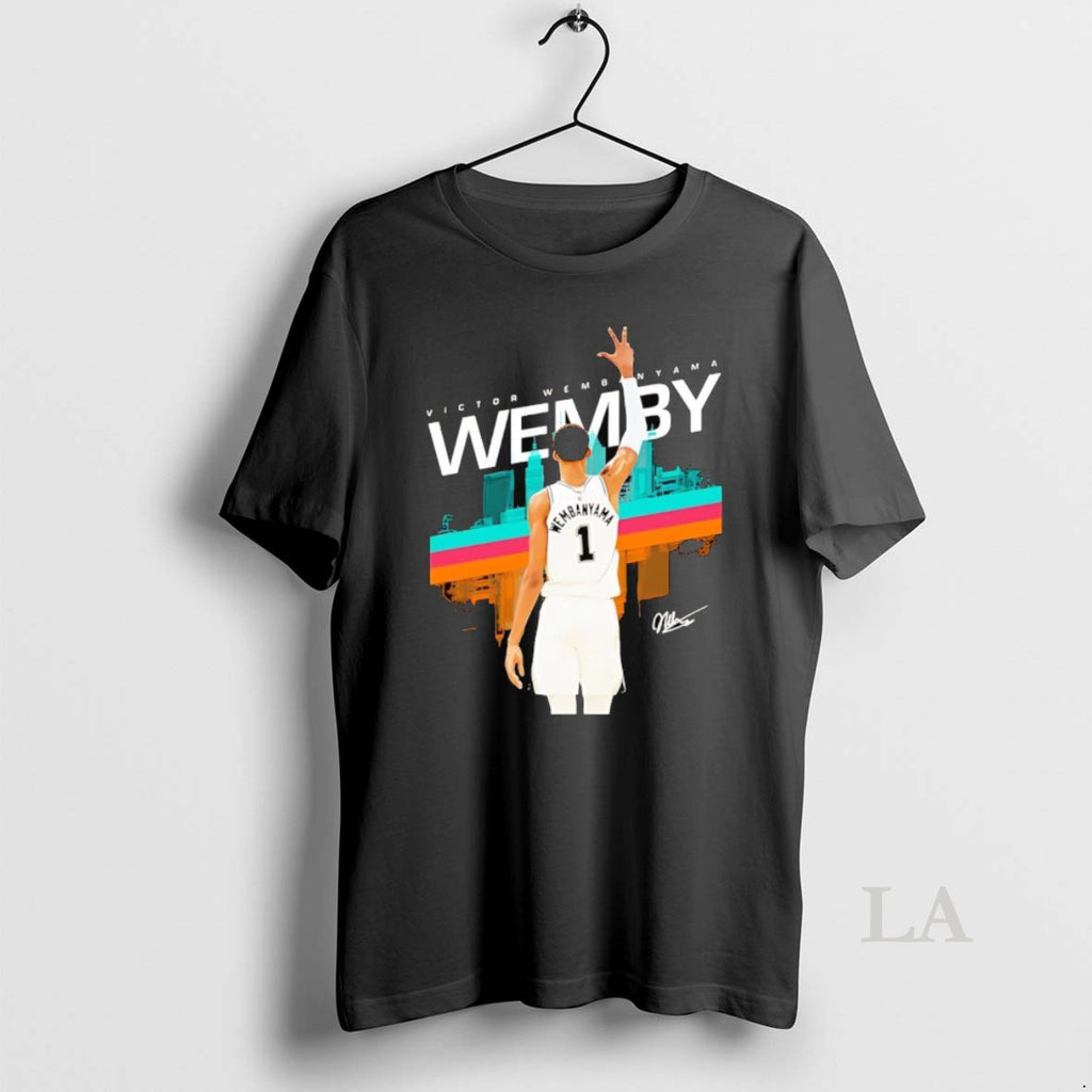 Original Victor Wembanyama 3 Point San Antonio Spurs Shirt Hoodie Sweatshirt | PurePodTees.com