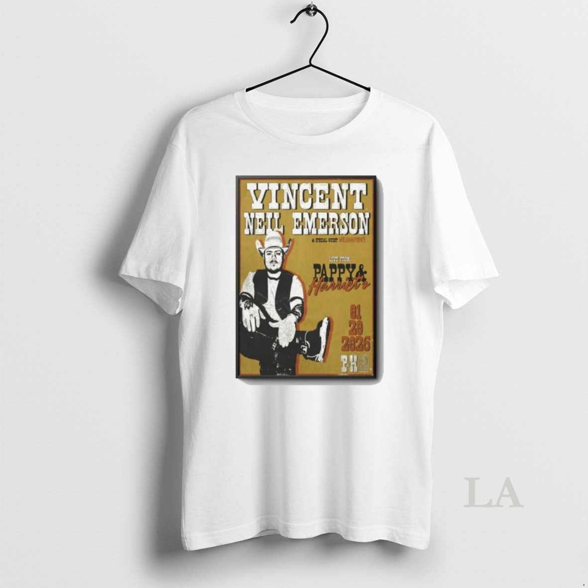 Original Vincent Neil Emerson Pioneertown Tour On Jan 20 2026 Shirt Hoodie Sweatshirt | PurePodTees.com