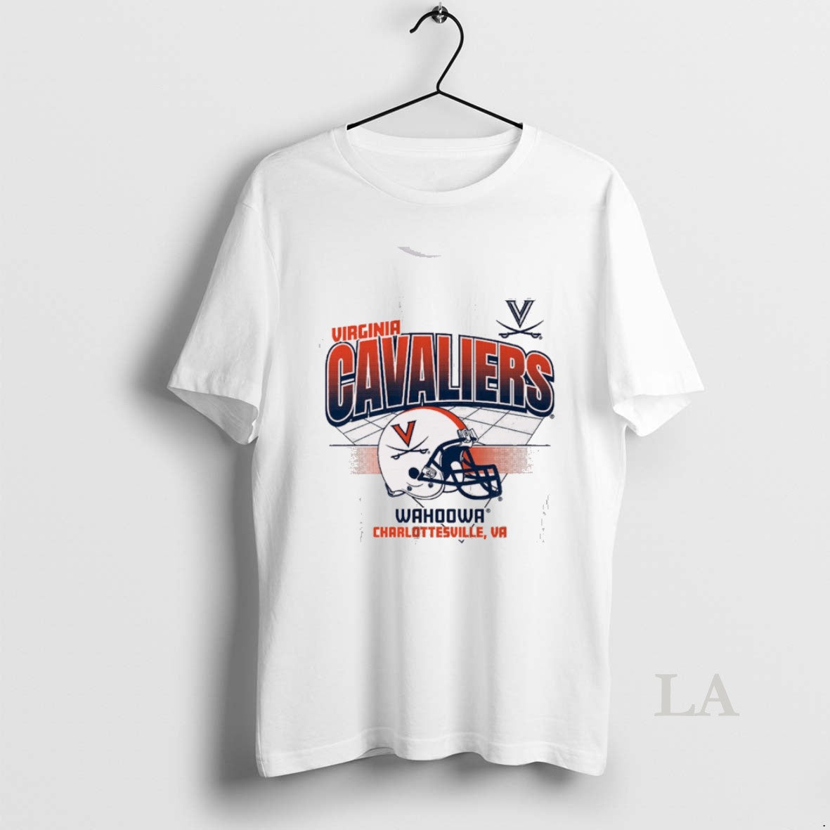 Original Virginia Cavaliers Football Wahoowa Charlottesville Va Helmet Grid Shirt Hoodie Sweatshirt | PurePodTees.com