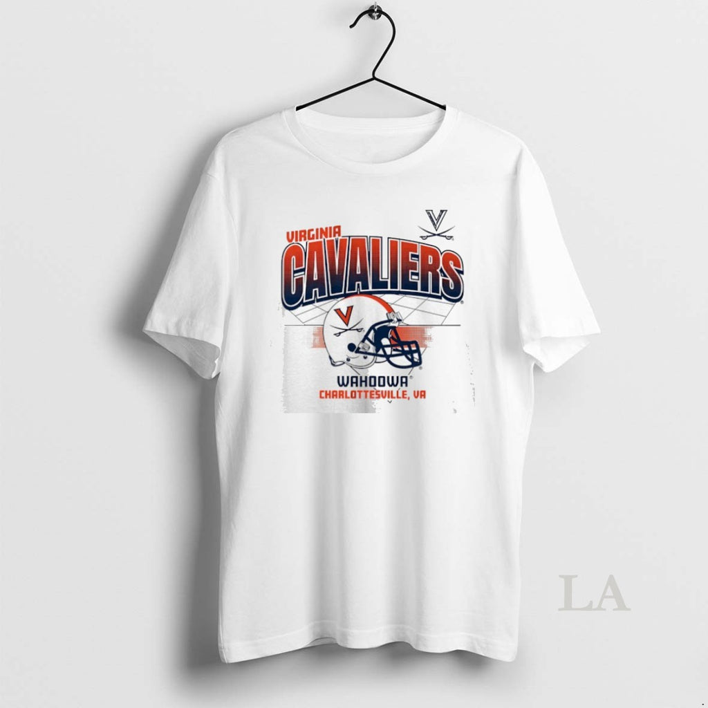 Original Virginia Cavaliers Football Wahoowa Charlottesville Helmet Grid Shirt Hoodie Sweatshirt | PurePodTees.com