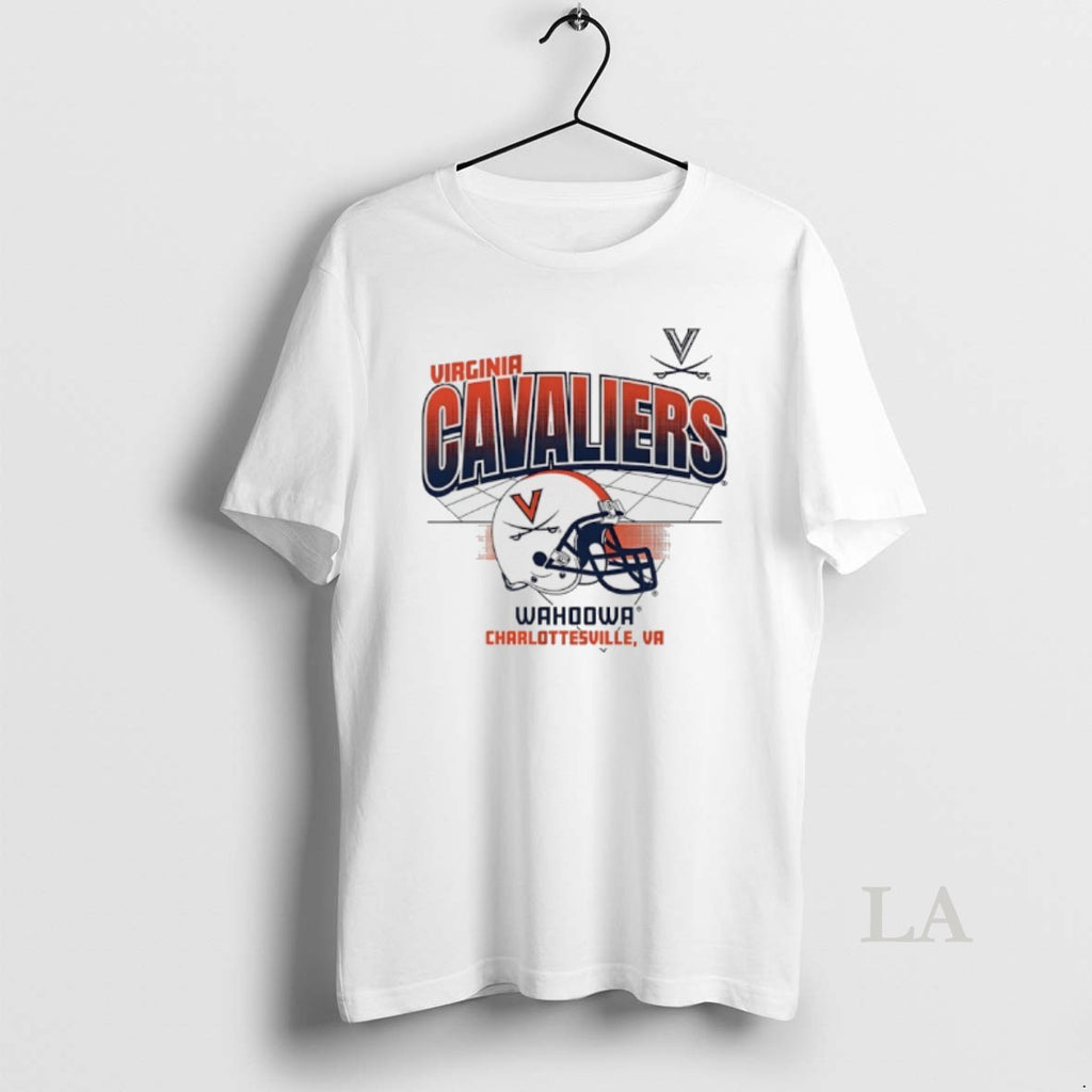 Original Virginia Cavaliers Football Wahoowa Helmet Grid Shirt Hoodie Sweatshirt | PurePodTees.com