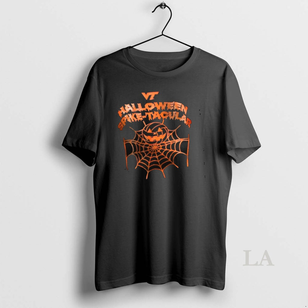 Original Virginia Tech Volleyball Halloween Spike Tacular Shirt Hoodie Sweatshirt | PurePodTees.com