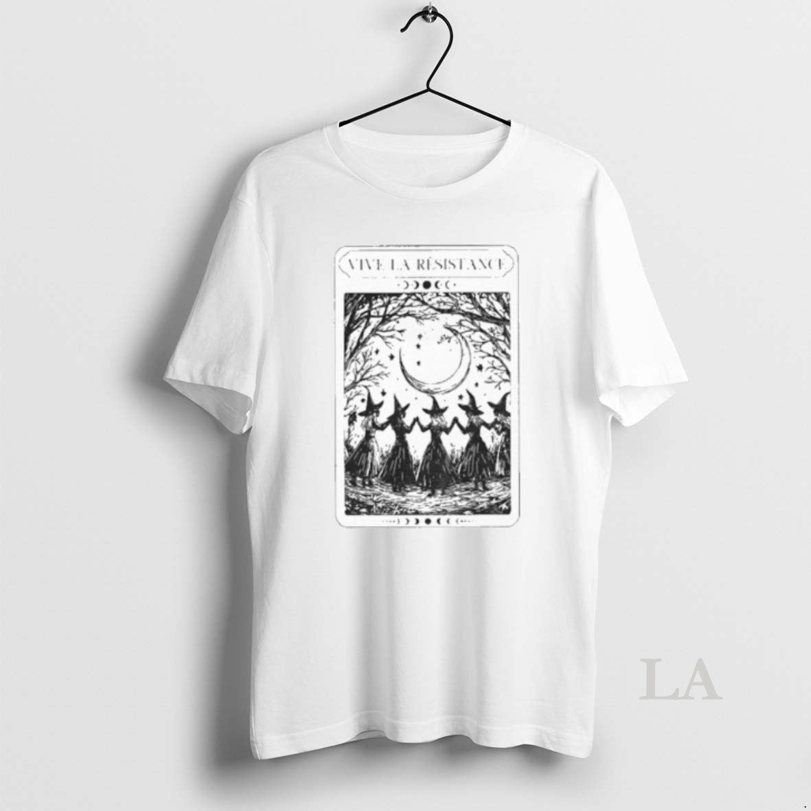Original Vive La Resistance Spooky Feminist Anti Patriarchy Halloween Tarot Card Shirt Hoodie Sweatshirt | PurePodTees.com