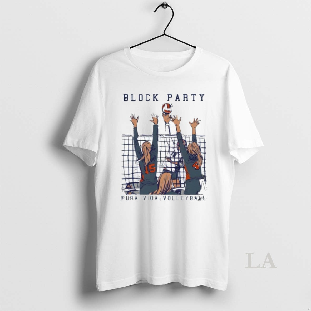 Original Volleyball Block Party Pura Vida Shirt Hoodie Sweatshirt | PurePodTees.com
