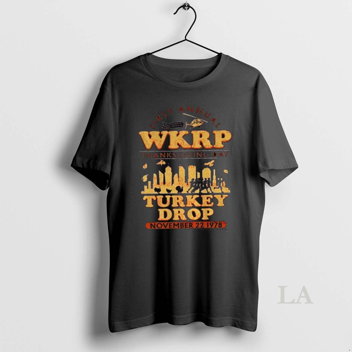 Original Wkrp Turkey Drop Thanksgiving Funny Cincinnati As God Is My Witness November 1978 Shirt Hoodie Sweatshirt