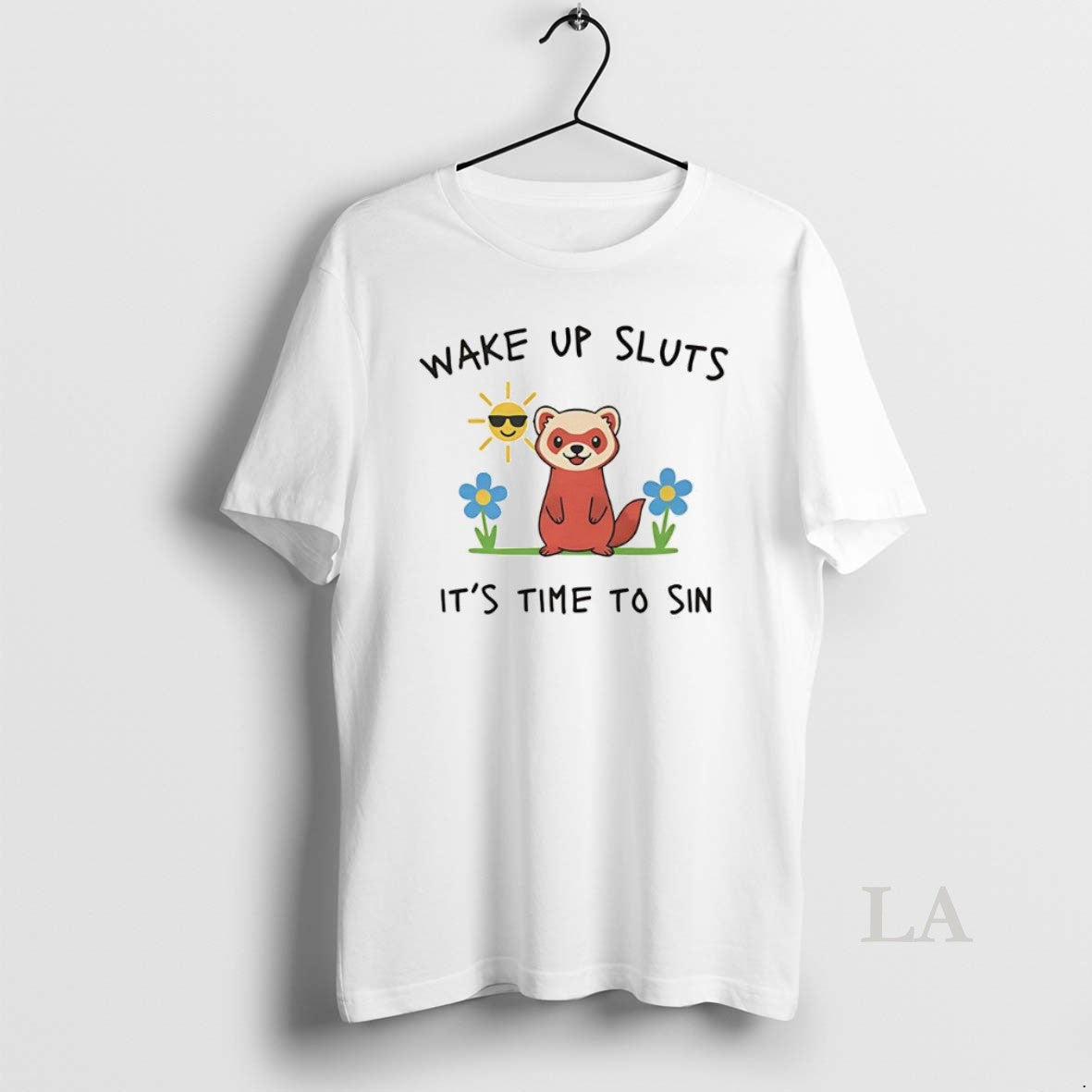 Original Wake Up Sluts Its Time To Sin Funny Weasel Paint Shirt Hoodie Sweatshirt | PurePodTees.com