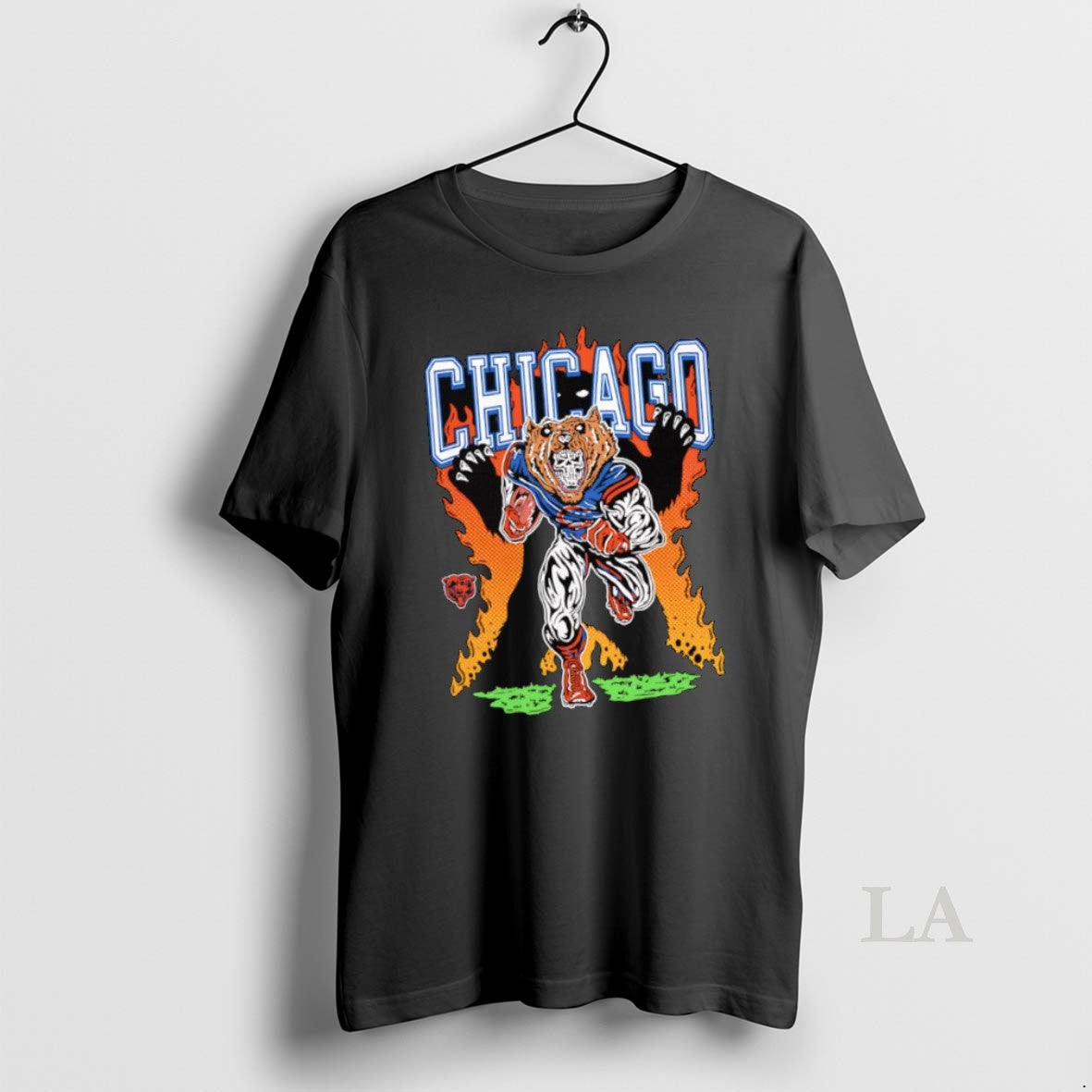 Original Warren Lotas X Rushing Chicago Bear Skeleton Shirt Hoodie Sweatshirt | PurePodTees.com