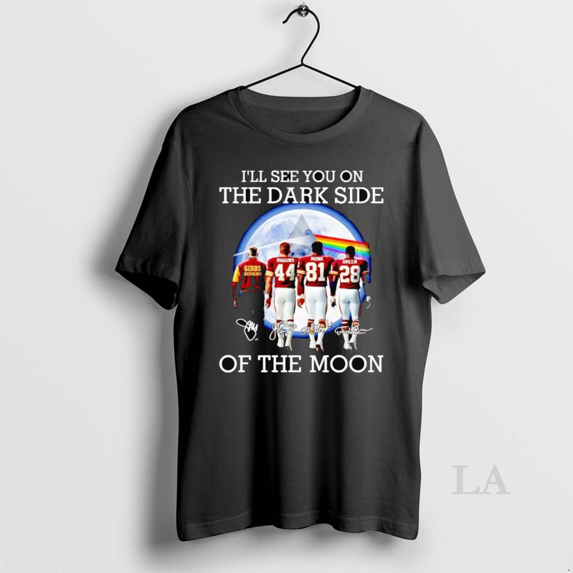 Original Washington Redskins Ill See You On The Dark Side Of The Moon Shirt Hoodie Sweatshirt | PurePodTees.com