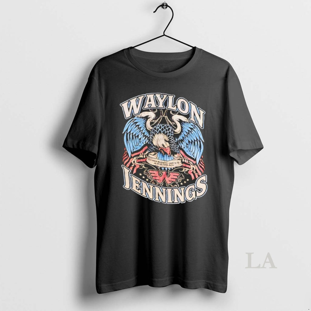 Original Waylon Jennings Lonesome Onry Mean