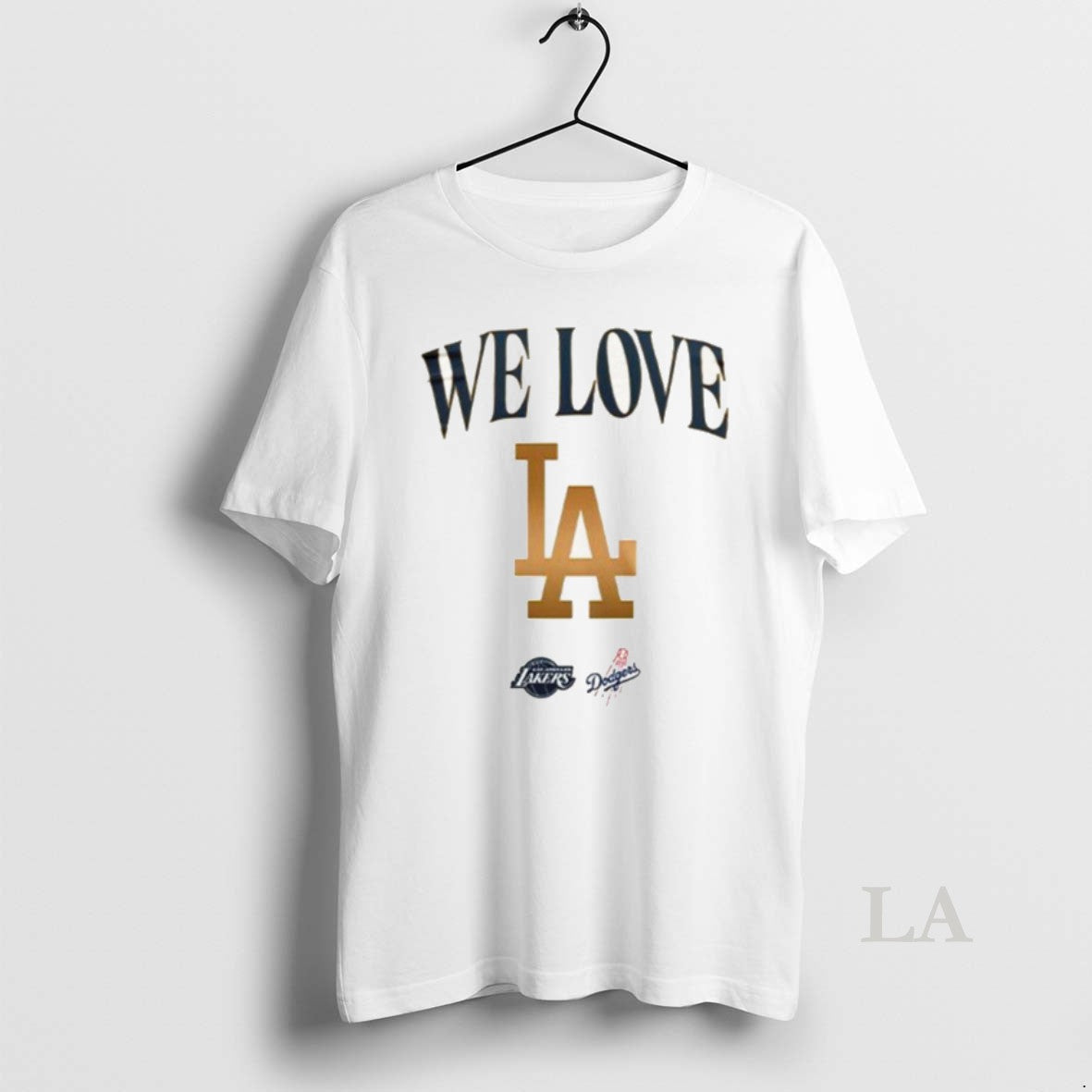 Original We Love La Los Angeles Lakers Celebrated The Champs Dodgers 2025 World Series Shirt Hoodie Sweatshirt
