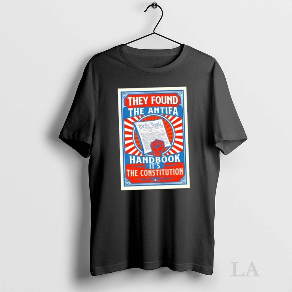 Original We The People They Found The Antifa Handbook Its The Constitution Shirt Hoodie Sweatshirt | PurePodTees.com