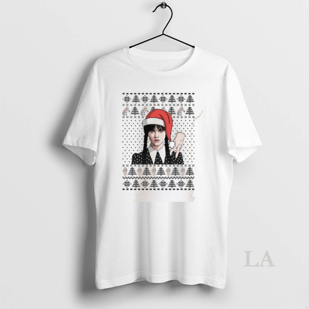 Original Wednesday Addams Thing Christmas Shirt Hoodie Sweatshirt | PurePodTees.com