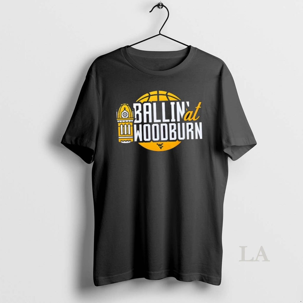 Original West Virginia Mountaineers 2025 Ballin At Woodburn 2 Sided Shirt Hoodie Sweatshirt | PurePodTees.com