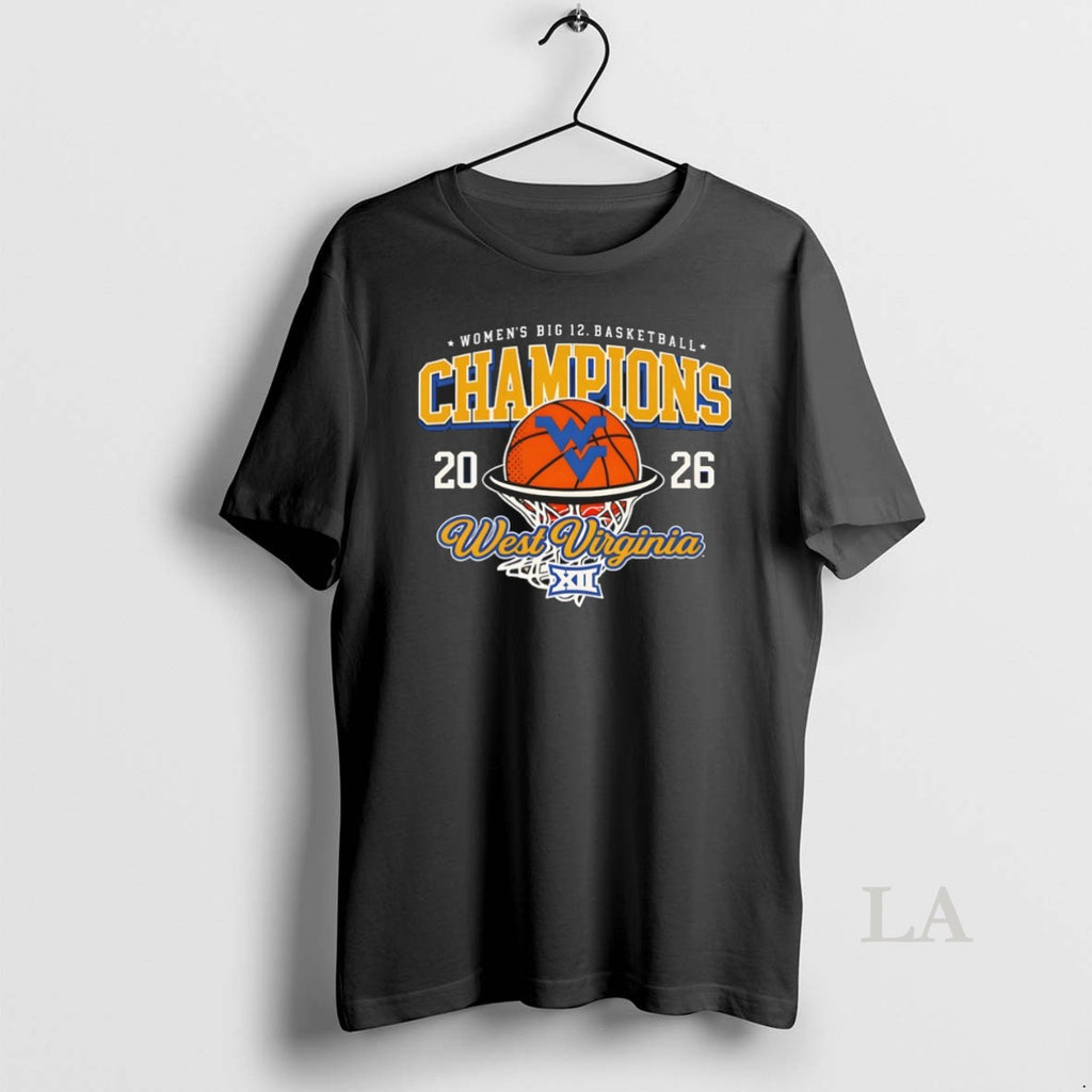 Original West Virginia Mountaineers Womens Big 12 Basketball Champions 2026