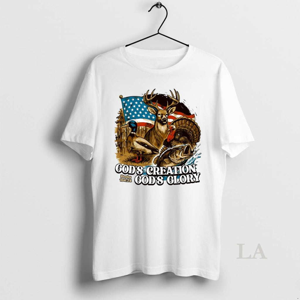 Original Wild Animal Gods Creation God Glory Psalm 104 24 Shirt Hoodie Sweatshirt | PurePodTees.com