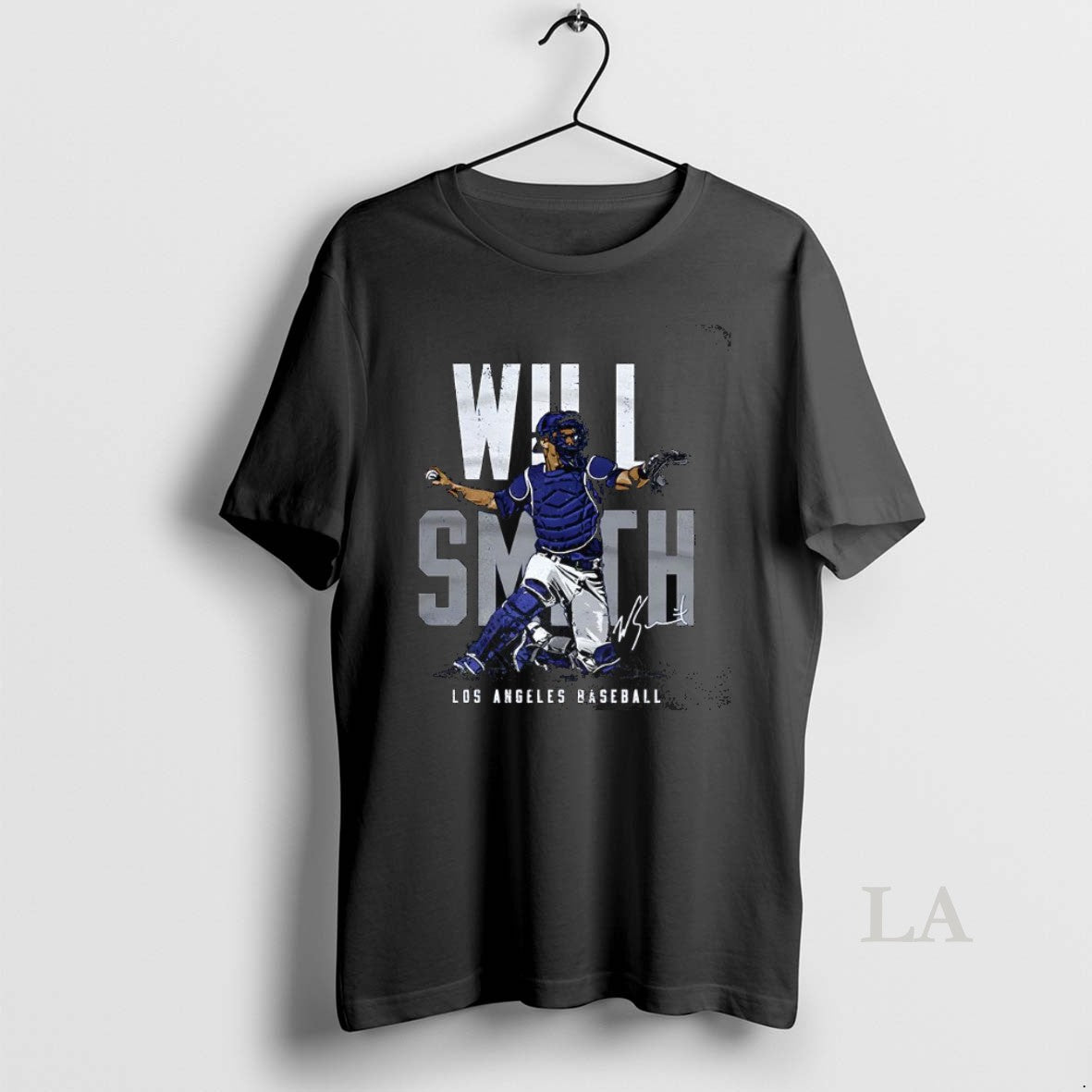 Original Will Smith Los Angeles Dodgers World Series Champions 2025 Name Blocks Signature Shirt Hoodie Sweatshirt