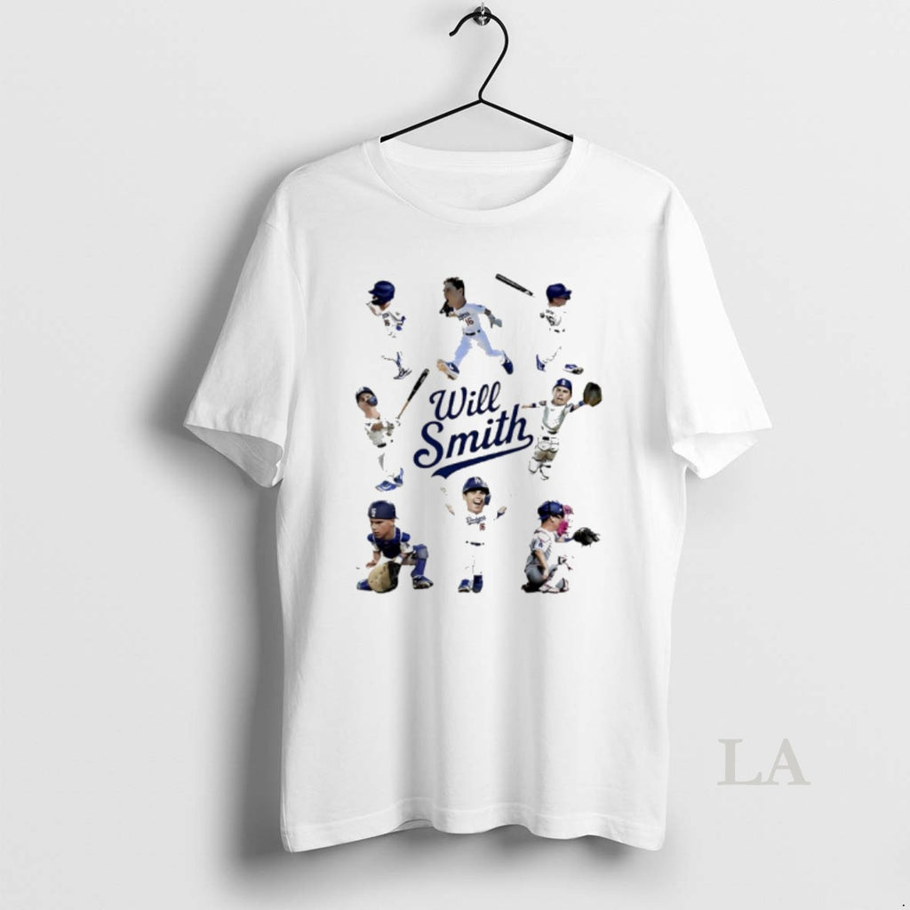 Original Will Smith Los Angeles Dodgers Catcher Player Natural Moment Shirt Hoodie Sweatshirt | PurePodTees.com
